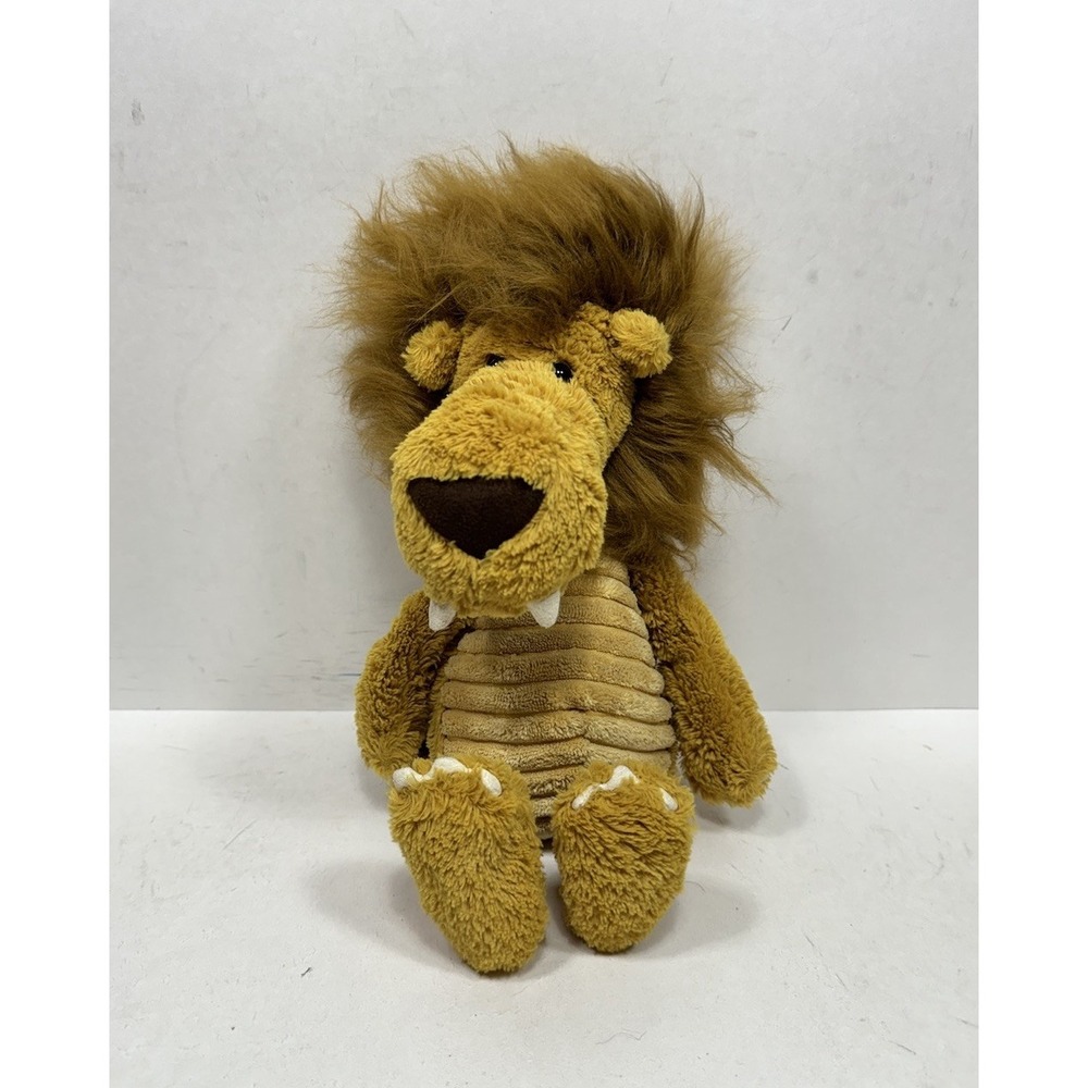 Jellycat London Lawrence Lion Snaggle Baggle Brown Plush Toy